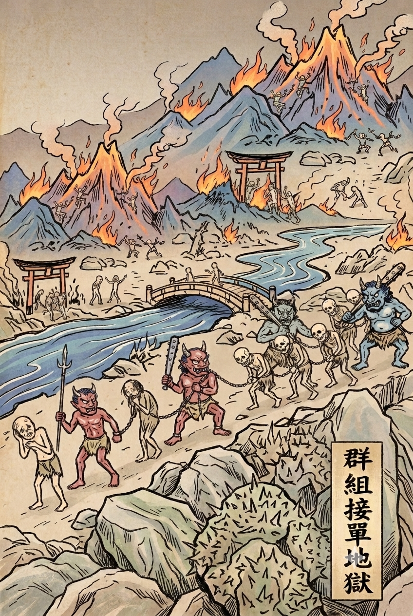 群組接單地獄浮世繪