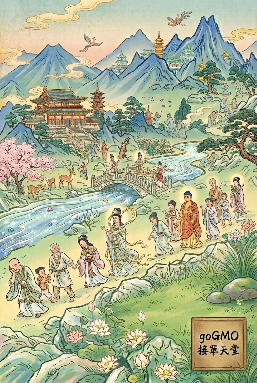 goGMO 接單天堂 — 淨土蓮花與飛鳥